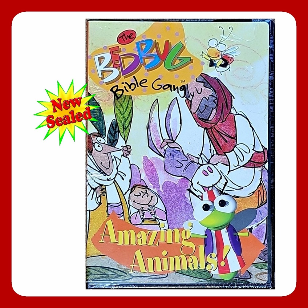 Bedbug Bible Gang Amazing Animals Kids DVD Christian New Sealed 27985009339